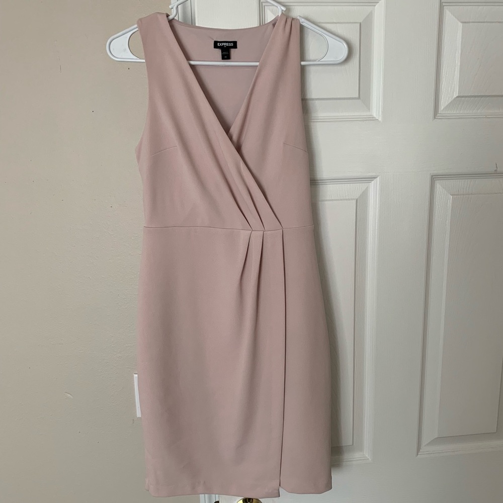 Blush pink Express dress